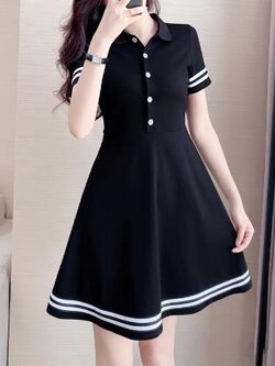 เดรสสีดำสุภาพ เรียบหรู ดูดี เหมาะกับทุกโอกาส | เดรสผู้หญิงแฟชั่นสุภาพ