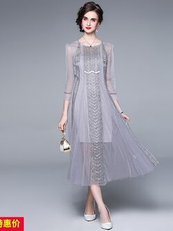 ชุดเดรสแฟชั่น ชุดเดรสยาว