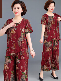 เสื้อผ้าคุณแม่วัย 60 เสื้อคนแก่ผู้หญิงวัย60