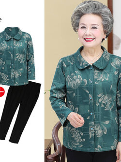 เสื้อคุณยาย เสื้อผู้วัยอายุ60-70ปี เสื้ออาม่า เสื้อผู้สูงอายุ