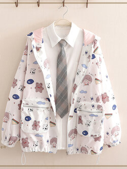 เสื้อผ้าเด็กวัยรุ่น ประมาณ12-17ปี เสื้อสไตล์ญี่ปุ่น Mori Girl สไตล์สดใสน่ารักคิกขุ Mori Girl