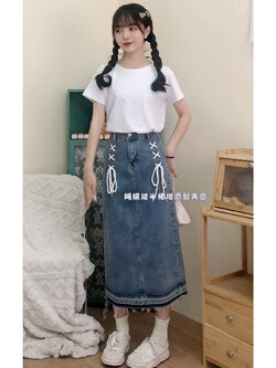 เสื้อผ้าวัยรุ่นเกาหลี เสื้อยืดวัยรุ่นผู้หญิง มีขนาด S M L XL