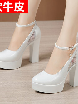 รองเท้าส้นสูงผู้หญิง รองเท้าส้นสูงรัดส้นผู้หญิง ส้นสูงนำเข้า ส้นสูงสวยหรู By Fashion Shoes Cabinat