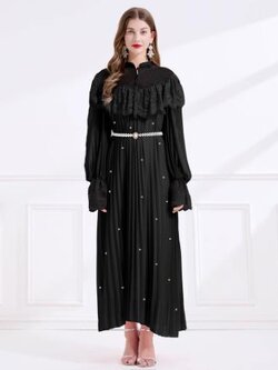 เดรสสีดำสุภาพ เรียบหรู ดูดี เหมาะกับทุกโอกาส | เดรสผู้หญิงแฟชั่นสุภาพ