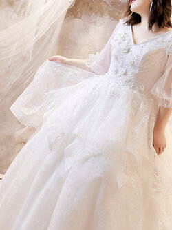 ชุดแต่งงานคนอ้วน ชุดเจ้าสาวไซส์ใหญ่ ชุดเจ้าสาวอ้วน ชุดเจ้าสาวอวบ