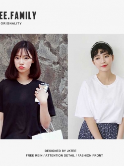 เสื้อยืด Unisex ลายน่ารัก วัดไซส์ตามช่วงน้ำหนักตัว S:40-50/M:50-55/L:55-60/XL:60-65/2XL:65-70กิโลกรัม