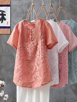 เสื้อเชิ้ตผ้าฝ้ายลินิน ขายเสื้อเชิ้ต ผ้าลินิน เสื้อเชิ้ตผ้าฝ้ายผู้หญิง