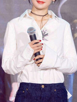 เสื้อเชิ้ตแฟชั่น เสื้อเชิ้ตชีฟอง เสื้อเชิ้ตลูกไม้ เสื้อเชิ้ตลายสวยๆ Chiffon blouse