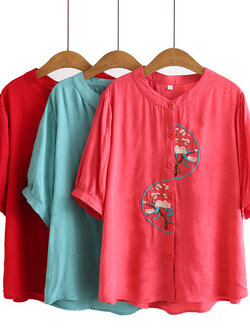 เสื้อลินินสไตล์ผู้ใหญ่ เสื้อคุณแม่ เสื้อผู้ใหญ่ แบรนด์ LININ