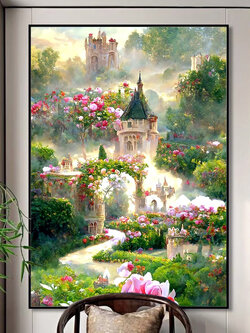 ชุดปักครอสติช รูปบ้าน สอบถามขนาดและสั่งซื้อได้ที่ LINE