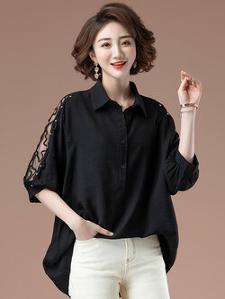 เสื้อสีดำสุภาพ เรียบหรู ดูดี เหมาะกับทุกโอกาส | เสื้อผู้หญิงสุภาพ Moran High-End