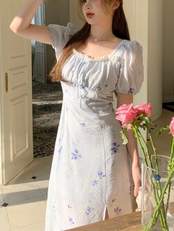 เดรสแขนสั้น มีไซส์ L-4XLอก 38-47 นิ้ว ใส่ได้ทั้งสาวหุ่นดีน่ารักจนถึงสาวอวบพลัสไซส์ จัดส่งฟรี! ทักแชทสั่งซื้อ