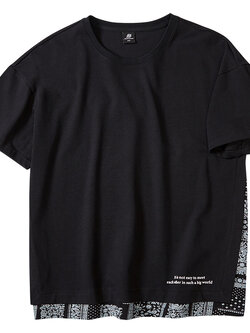 เสื้อยืดผู้ชายอ้วน S-5XL(อกเสื้อ39-51นิ้ว)