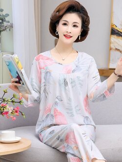 ชุดนอนคุณแม่ ชุดนอนบิ๊กไซส์ ชุดนอนคุณแม่ ชุดนอนคุณย่า ชุดนอนคุณยาย