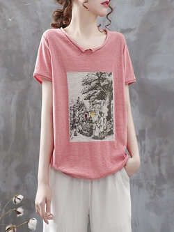 เสื้อยืดวินเทจ ฟรีไซส์อกเสื้อประมาณ 38-42