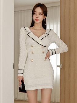 ชุดเดรสแฟชั่น เดรสเกาหลี SHACOS