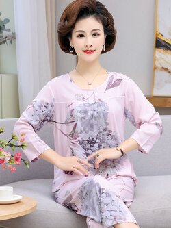 ชุดนอนคุณแม่ ชุดนอนบิ๊กไซส์ ชุดนอนคุณแม่ ชุดนอนคุณย่า ชุดนอนคุณยาย