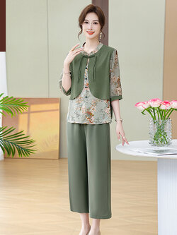 เสื้อผ้าคุณแม่วัย 60 เสื้อคนแก่ผู้หญิงวัย60