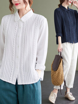 เสื้อลินิน แบบเสื้อสวยๆ เสื้อผ้าฝ้ายลินิน เสื้อเชิ้ตผ้าลินิน BY LININ