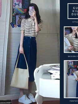 เดรสแขนสั้นมีไซส์L-4XLอก38-47นิ้ว