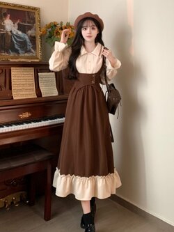 เดรสสาวอวบ มีไซส์ L-4XLอกเสื้อ 38-47 นิ้ว ใส่ได้ทั้งสาวหุ่นดีน่ารักจนถึงสาวอวบพลัสไซส์ จัดส่งฟรี! ทักแชทสั่งซื้อ