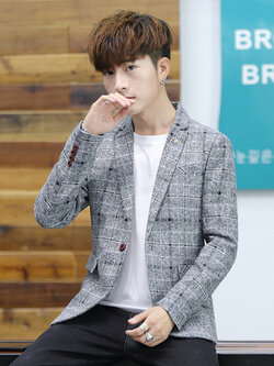 สูท Blazers ผู้ชาย เสื้อคลุมสไตล์สูท สำหรับผู้ชาย