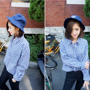 แฟชั่นเสื้อเชิ้ตลายสก๊อต