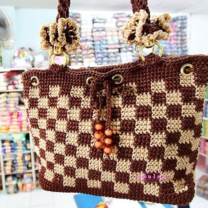 วัสดุตกแต่งชิ้นงานถักไหมพรม