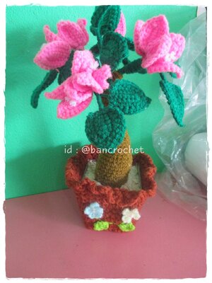 เฟื่องฟ้าถักไหมพรม