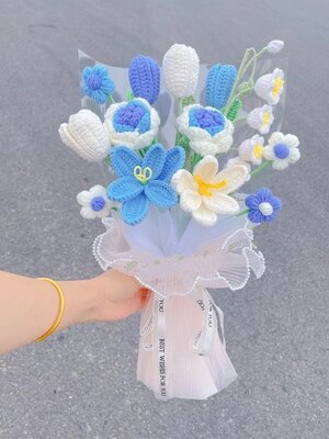 ช่อดอกไม้ถัก,ดอกกุหลาบถัก,ทานตะวันถัก,ลาเวนเดอร์ถัก,ดอกไม้ถักโครเชต์,ดอกไม้ถักไหมพรม,ช่อดอกไม้,ดอกไม้วาเลนไทน์,ช่อดอกไม้รับปริญญา,ช่อดอกไม้คู่รัก,ของขวัญวาเลนไทน์,crochet,flowers