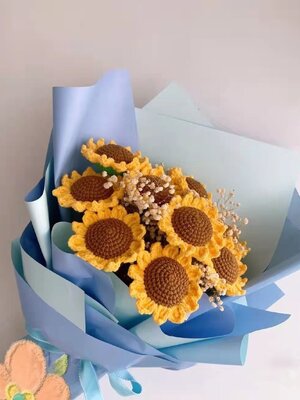 ช่อดอกไม้ถัก,ดอกกุหลาบถัก,ทานตะวันถัก,ลาเวนเดอร์ถัก,ดอกไม้ถักโครเชต์,ดอกไม้ถักไหมพรม,ช่อดอกไม้,ดอกไม้วาเลนไทน์,ช่อดอกไม้รับปริญญา,ช่อดอกไม้คู่รัก,ของขวัญวาเลนไทน์,crochet,flowers