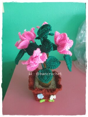 เฟื่องฟ้าถักไหมพรม