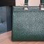 Gucci Green Grain Calfskin Zumi Top Handle Bag