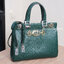 Gucci Green Grain Calfskin Zumi Top Handle Bag
