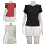 Blouse4046 เสื้อแฟชั่นนำเข้า เสื้อไหมพรมคอกลมแต่งมุก งานไหมพรมเนื้อดีนุ่มเนียนยืดหยุ่นสูงใส่สบาย มี 3 สี ดำ, ขาว, แดง