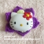 ไหมพรมhello kitty ใหญ่ กว้าง8 ซม. #044-020