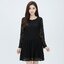 Dress4450 เดรสลูกไม้แขนยาวสีดำทรงปล่อยชายระบาย มีซับในอย่างดี ผ้าลูกไม้คอตตอนอย่างดีเกรดพรีเมียมหนามีน้ำหนักทิ้งตัว มีกระดุมคอด้านหลังใส่ง่าย งานสวยหรูดูแพง ใส่ได้ทุกโอกาส
