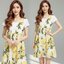 🍋 Dress4747 เดรสกระโปรงชีฟองทรงปล่อยลายผลไม้โทนเหลือง มาพร้อมเสื้อยืดสีขาวนุ่มนิ่ม เพิ่มลุคชิค ๆ ดูน่ารักทันสมัย