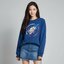 🌌 Blouse4004 เสื้อโอเวอร์ไซส์คอตตอนกำมะหยี่ ลุคหรูสตรีทมีระดับ