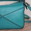 Loewe Emerald Green Calfskin Puzzle Mini SHW