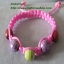 สร้อยข้อมือเชือกร่มแบบเลื่อนได้#Bra012 size8"