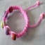 สร้อยข้อมือเชือกร่มแบบเลื่อนได้#Bra012 size8"