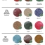 Balenciaga Color Chart 2001-2014 (ตารางสี)