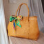 Hermes Moutarde Country Leather Garden Party 36