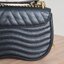 Louis Vuitton Black Calfskin Embroidered New Wave Chain MM