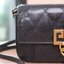 Givenchy Black Goatskin Mini Pouch GHW