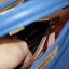 Fendi Blue Grain Calf Leather PeekABoo Regular