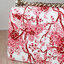Christian Dior White/Red Flora Toile De Jouy Diorama Flap Bag GHW