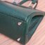 Gucci Green Grain Calfskin Zumi Top Handle Bag