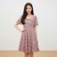 👗 Dress4592 เดรสลายสก็อตผ้าโพลีเนื้อนุ่ม ช่วยขับลุคให้อ่อนหวานละมุนดูน่าทะนุถนอมและดูน่ามองเป็นพิเศษ ด้วยโทนชมพูอมม่วงสไตล์ญี่ปุ่นแมทช์ได้หลายโอกาส